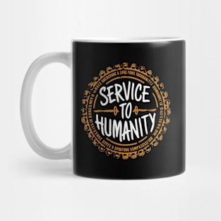 Arise and Render Service to Humanity - Baha'i Faith Mug